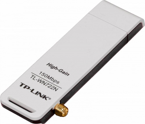 Сетевой адаптер Wi-Fi TP-Link TL-WN722N N150 USB 2.0 (ант.внеш.съем) 1ант. фото 9