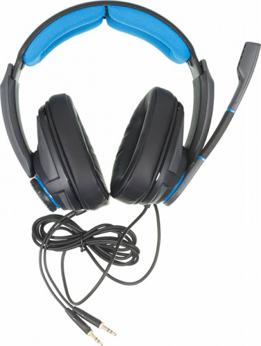 Наушники с микрофоном Sennheiser GSP 300 черный/синий 2.5м накладные оголовье (1000238) фото 2