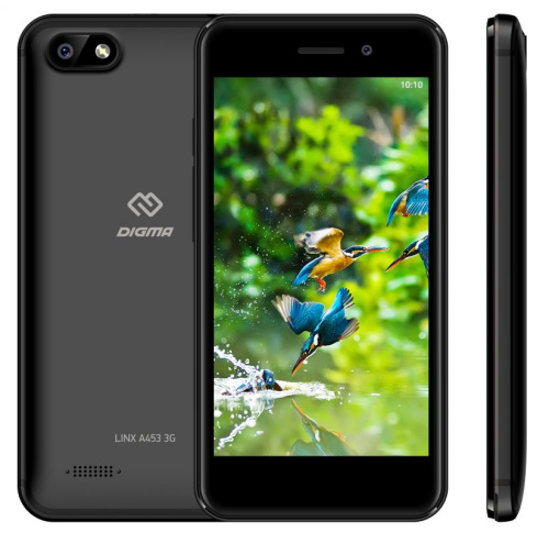 Смартфон Digma Linx A453 3G 8Gb 1Gb черный моноблок 3G 2Sim 4.5" 480x854 Android 7.0 5Mpix WiFi GPS GSM900/1800 GSM1900 TouchSc MP3 FM microSD max32Gb фото 8