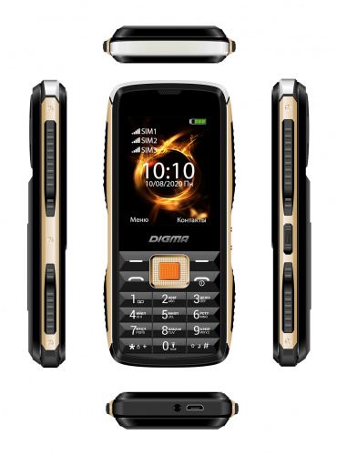 Мобильный телефон Digma R240 Linx 32Mb черный моноблок 3Sim 2.44" 240x320 0.08Mpix GSM900/1800 MP3 FM фото 3