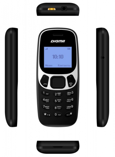 Мобильный телефон Digma Linx A105N 2G 32Mb черный моноблок 1Sim 1.44" 68x96 GSM900/1800 фото 5