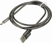 Кабель Digma TYPE-C-1.2M-BRAIDED-G USB (m)-USB Type-C (m) 1.2м черный