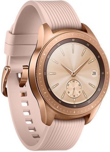 Смарт-часы Samsung Galaxy Watch 42мм 1.2" Super AMOLED розовое золото (SM-R810NZDASER) фото 6