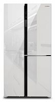 Холодильник Hyundai CS6073FV 3-хкамерн. белое стекло инвертер
