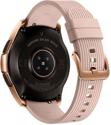 Смарт-часы Samsung Galaxy Watch 42мм 1.2" Super AMOLED розовое золото (SM-R810NZDASER) фото 4