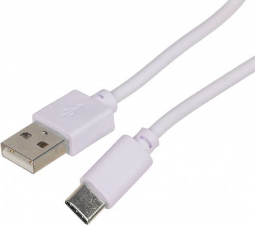 Кабель USB (m)-USB Type-C (m) 3м белый фото 2