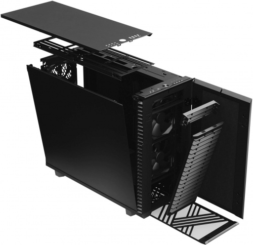 Корпус Fractal Design Define 7 Solid черный без БП ATX 11x120mm 8x140mm 2xUSB2.0 2xUSB3.0 1xUSB3.1 audio front door bott PSU фото 22