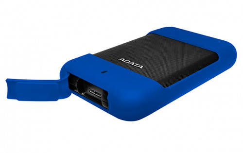 Жесткий диск A-Data USB 3.0 1Tb AHD700-1TU3-CBL HD700 DashDrive Durable (5400rpm) 2.5" синий фото 2