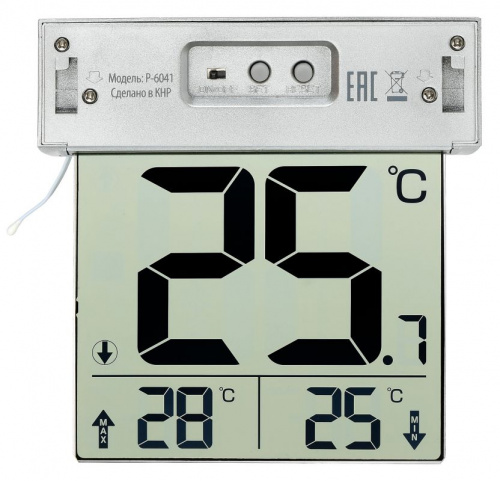 Термометр Buro P-6041 серебристый фото 6