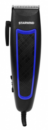 Машинка для стрижки Starwind SBC1710 черный/синий 3Вт (насадок в компл:4шт) фото 2
