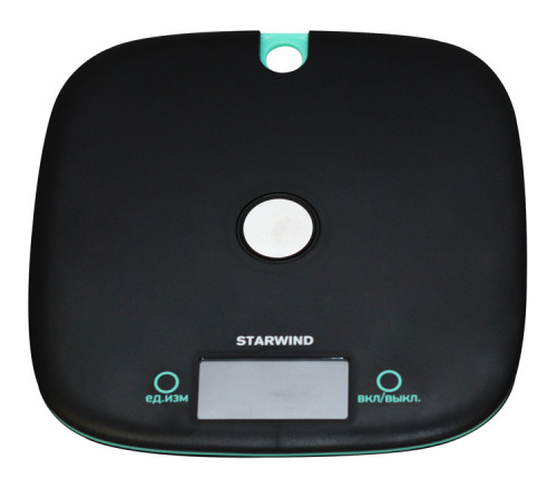 Весы кухонные электронные Starwind SSK5572 макс.вес:5кг темно-серый/бирюзовый фото 4