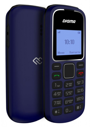 Мобильный телефон Digma Linx A105 2G 32Mb темно-синий моноблок 1Sim 1.44" 98x68 GSM900/1800 фото 4