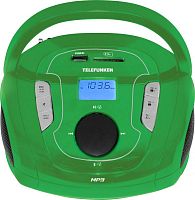 Аудиомагнитола Telefunken TF-SRP3471B зеленый 3Вт/MP3/FM(dig)/USB/BT/SD