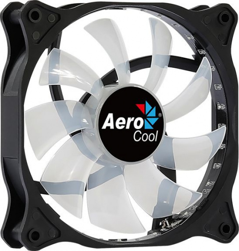 Вентилятор Aerocool Cosmo 12 120x120mm 4-pin(Molex)24dB 160gr LED Ret фото 2