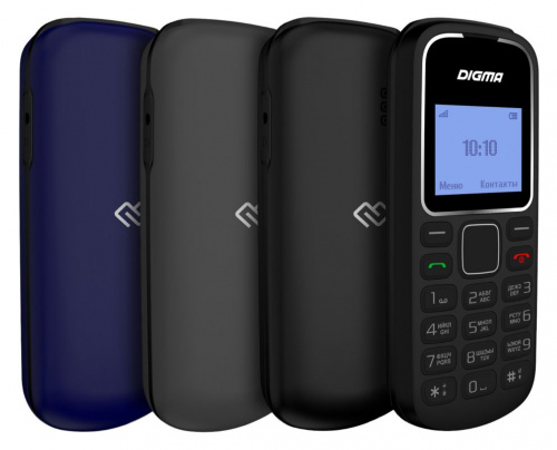 Мобильный телефон Digma Linx A105 2G 32Mb темно-синий моноблок 1Sim 1.44" 98x68 GSM900/1800 фото 3