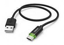 Кабель Hama 00178335 USB Type-C (m) USB A(m) 1м черный