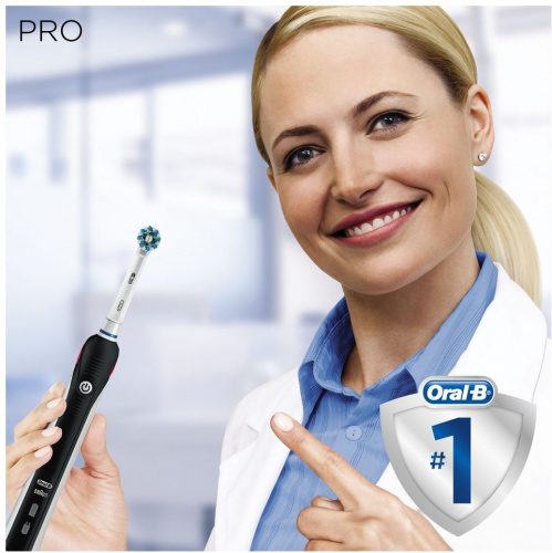 Зубная щетка электрическая Oral-B Smart 5 CrossAction D601.523.5X черный фото 15