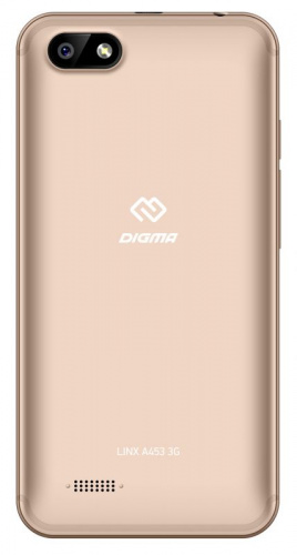 Смартфон Digma Linx A453 3G 8Gb 1Gb золотистый моноблок 3G 2Sim 4.5" 480x854 Android 7.0 5Mpix WiFi GPS GSM900/1800 GSM1900 TouchSc MP3 FM microSD max32Gb фото 9