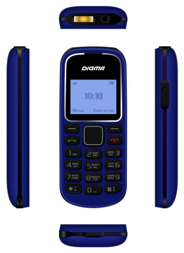 Мобильный телефон Digma Linx A105 2G 32Mb темно-синий моноблок 1Sim 1.44" 98x68 GSM900/1800 фото 5
