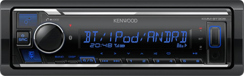 Автомагнитола Kenwood KMM-BT305 1DIN 4x50Вт фото 4