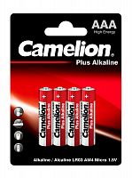 Батарея Camelion Plus Alkaline LR03-BP4 AAA 1150mAh (4шт) блистер