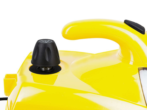 Пароочиститель напольный Kitfort КТ-908-2 1500Вт желтый/черный фото 4