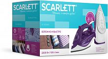 Утюг Scarlett SC-SI30K51 2200Вт фиолетовый/белый