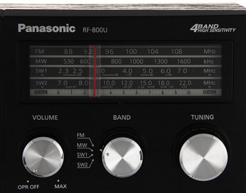 Радиоприемник настольный Panasonic RF-800UEE1-K черный USB фото 5