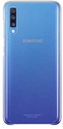 Чехол (клип-кейс) Samsung для Samsung Galaxy A70 Gradation Cover фиолетовый (EF-AA705CVEGRU) фото 2