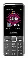 Мобильный телефон Digma A241 Linx 32Mb серый моноблок 2Sim 2.44" 240x320 GSM900/1800 MP3 FM