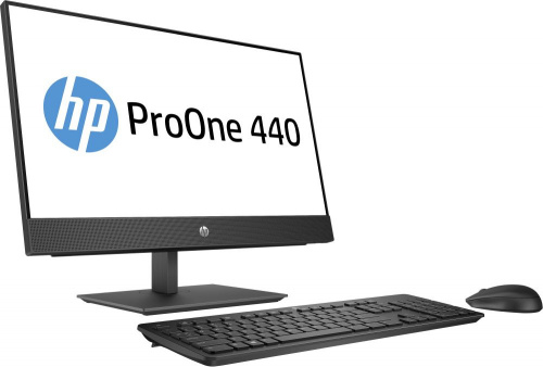 Моноблок HP ProOne 440 G5 23.8" Full HD i7 9700T (2)/8Gb/1Tb/UHDG 630/DVDRW/CR/Free DOS/GbitEth/WiFi/BT/150W/клавиатура/мышь/Cam/черный 1920x1080 фото 4