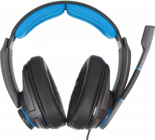Наушники с микрофоном Sennheiser GSP 300 черный/синий 2.5м накладные оголовье (1000238) фото 5