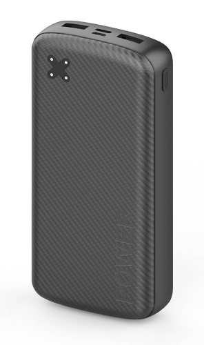 Мобильный аккумулятор Hiper MINI 20000 Black Li-Pol 20000mAh 2.4A+2A черный 2xUSB материал пластик фото 4