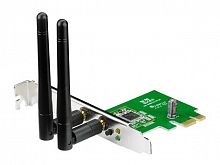 Сетевой адаптер Wi-Fi Asus PCE-N15 N300 PCI Express (ант.внеш.съем) 2ант.