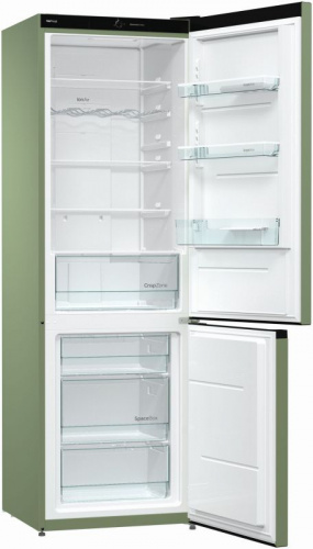 Холодильник Gorenje NRK6192COL4 оливковый (двухкамерный) фото 2