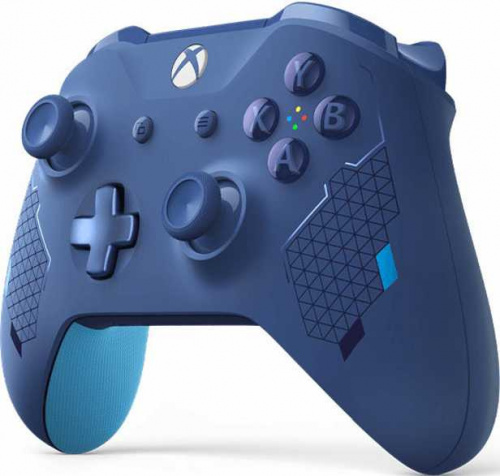 Геймпад Беспроводной Microsoft Sport синий для: Xbox One (WL3-00146) фото 3