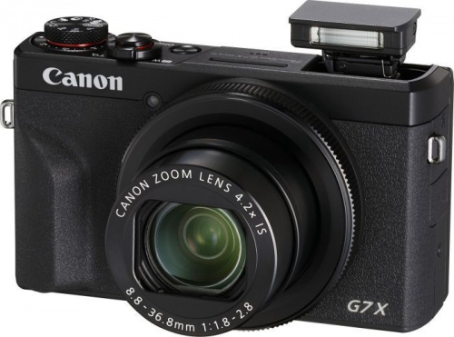 Фотоаппарат Canon PowerShot G7 X MARKIII черный 20.1Mpix Zoom4.2x 3" 4K SDXC/SD/SDHC CMOS IS opt 5minF rotLCD TouLCD VF 4.4fr/s RAW 60fr/s HDMI/WiFi/NB-13L фото 3