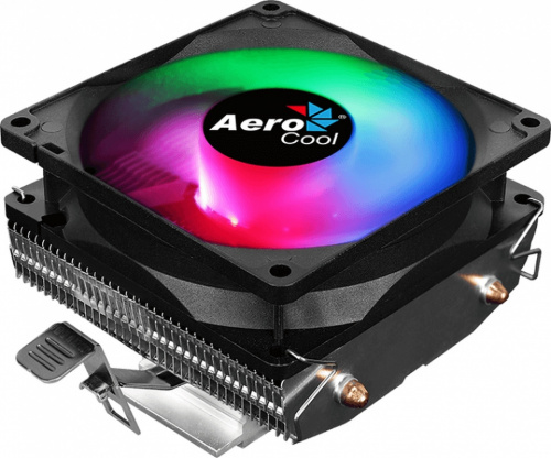 Устройство охлаждения(кулер) Aerocool Air Frost 2 Soc-AM5/AM4/1151/1200/1700 3-pin 26dB Al+Cu 110W 250gr LED Ret фото 4