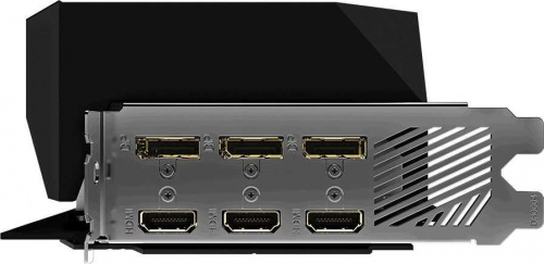 Видеокарта Gigabyte PCI-E 4.0 GV-N3080AORUS X-10GD 2.0 LHR NVIDIA GeForce RTX 3080 10240Mb 320 GDDR6X 1905/19000 HDMIx3 DPx3 HDCP Ret фото 2