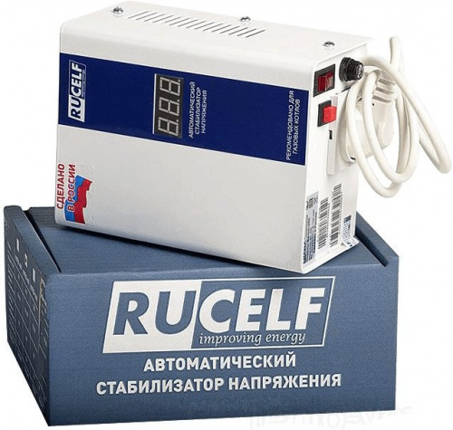 Стабилизатор напряжения Rucelf Котел-1200 1.2кВА однофазный белый фото 4