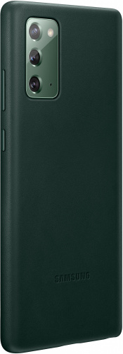 Чехол (клип-кейс) Samsung для Samsung Galaxy Note 20 Leather Cover зеленый (EF-VN980LGEGRU) фото 2