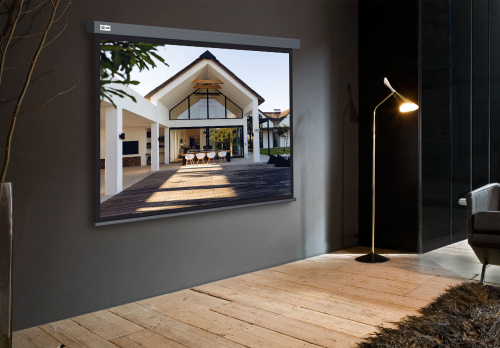 Экран Cactus 206x274см Wallscreen CS-PSW-206X274-SG 4:3 настенно-потолочный рулонный серый фото 2