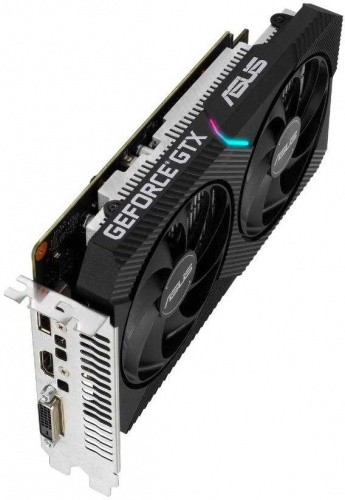 Видеокарта Asus PCI-E DUAL-GTX1650-O4GD6-MINI NVIDIA GeForce GTX 1650 4096Mb 128 GDDR6 1410/12000 DVIx1 HDMIx1 DPx1 HDCP Ret фото 3