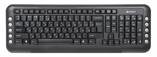 Клавиатура + мышь A4Tech V-Track 7200N клав:черный мышь:черный USB беспроводная Multimedia фото 6