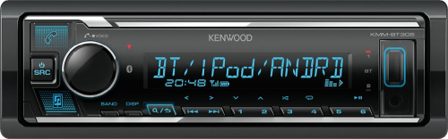 Автомагнитола Kenwood KMM-BT305 1DIN 4x50Вт