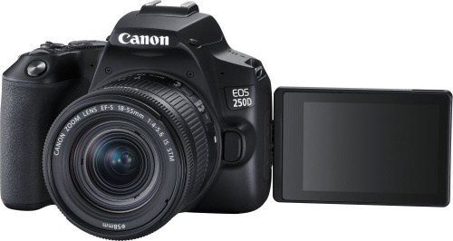 Цифровой зеркальный фотоаппарат Canon EOS 250D Kit 18-55 IS STM Black фото 4