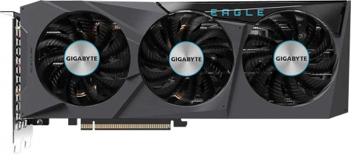 Видеокарта Gigabyte PCI-E 4.0 GV-N3070EAGLE OC-8GD 2.0 LHR NVIDIA GeForce RTX 3070 8192Mb 256 GDDR6 1770/14000 HDMIx2 DPx2 HDCP Ret