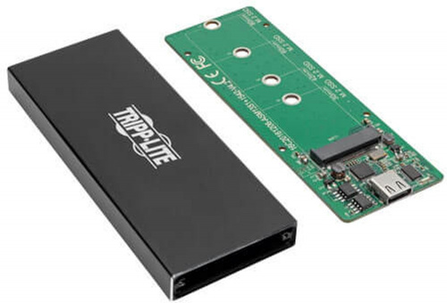 Переходник Tripplite U457-1M2-SATAG2 USB Type-C (m) SATA (B-Key) 0.15м черный фото 4