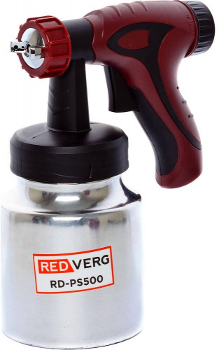 Краскопульт RedVerg RD-PS500 500Вт бак:800мл 500мл/мин фото 3