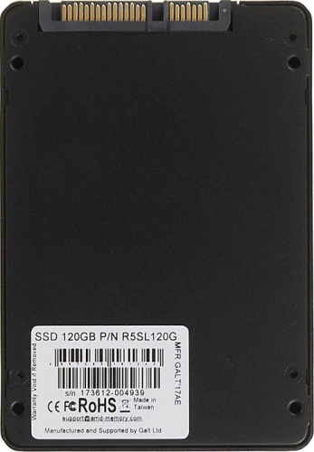 Накопитель SSD AMD SATA-III 120GB R5SL120G Radeon R5 2.5" фото 2